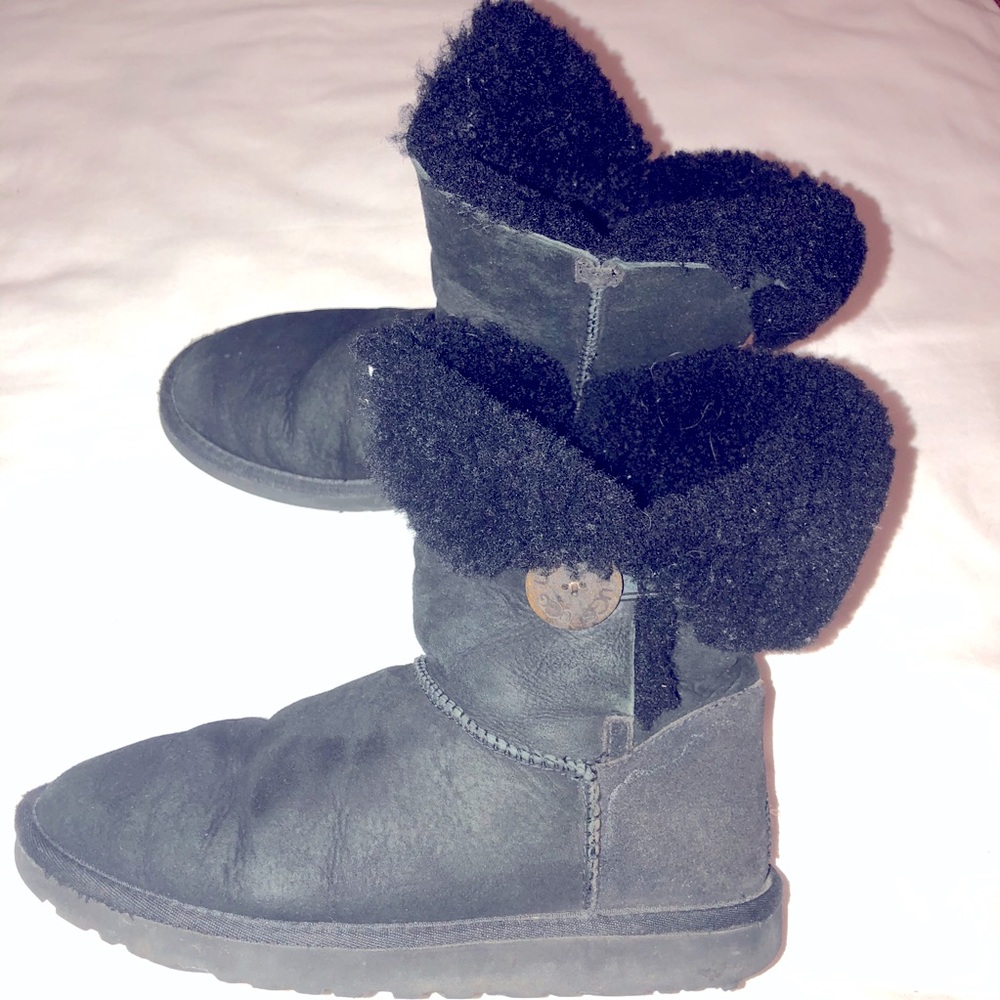 Ugg Bailey Button Black Boots - image 3